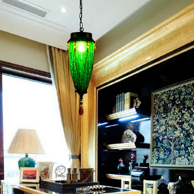 Vintage Stil Hänglampa – Färgglad Elegans i Art Deco-stil