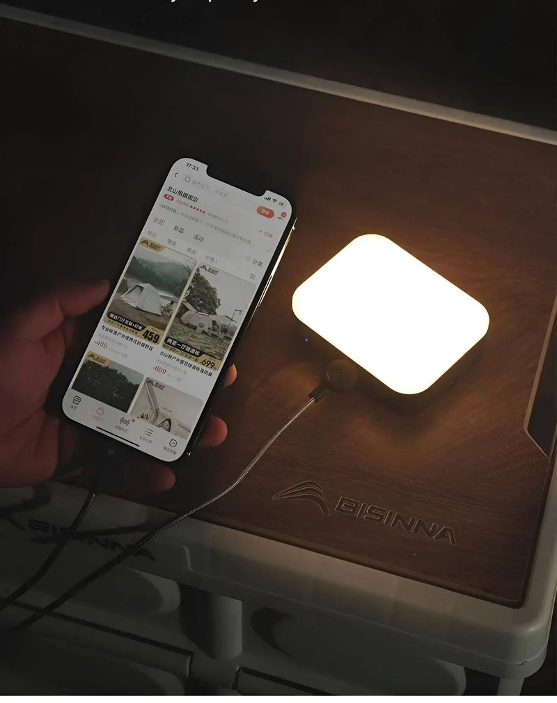 PowerBeam - LED-lampa med magnetisk bas och uppladdningsbart batteri