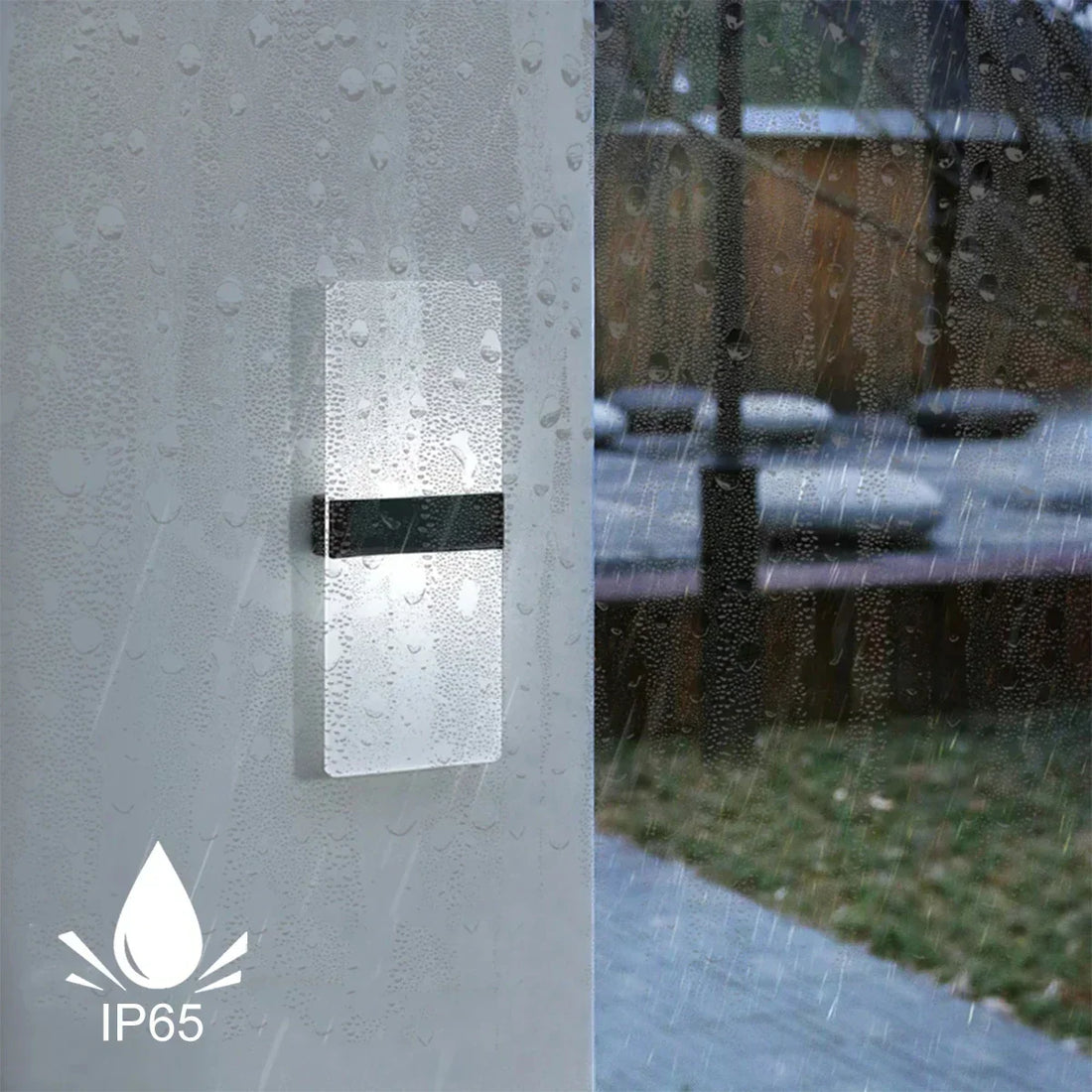 LuminaraSolar - LED Utomhusvägglampa på Solenergi