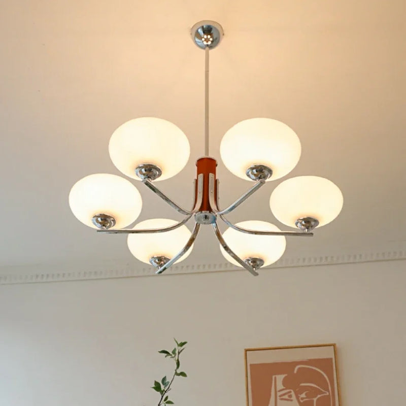 Lunaro | Bauhaus Pendellampa med 3/5 opalglas-huvuden