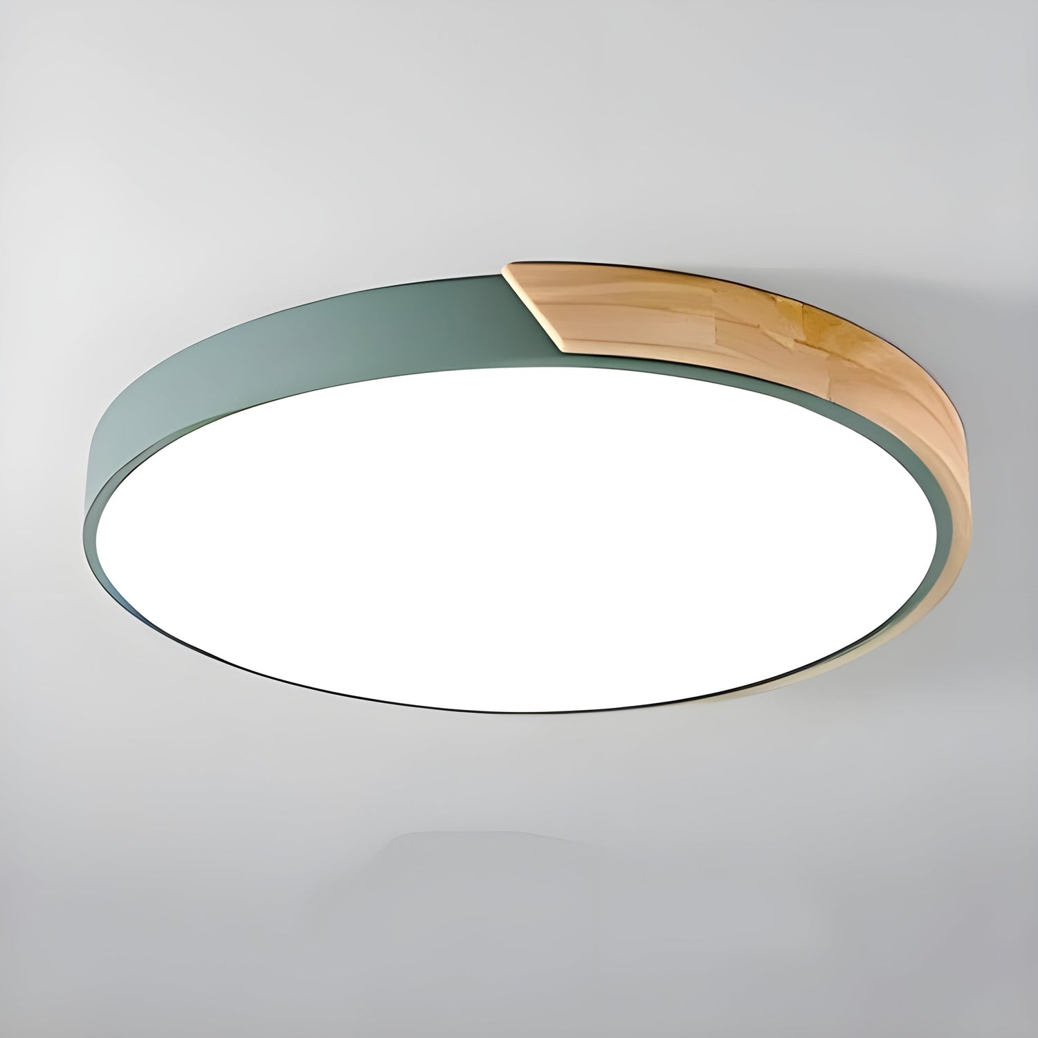 LED-taklampa i trä - Dekorativ &amp; Modern i mjuka macarons färger Skandinaviskt design