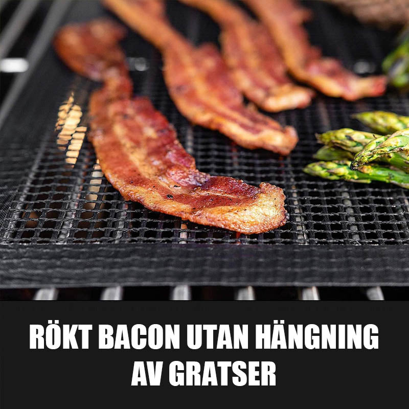 Carvallo BBQ Grillnät / Grillmatta | Non-stick & Återanvändbar | Värmeresistent upp till 370 °C | För kött, fisk & grönsaker