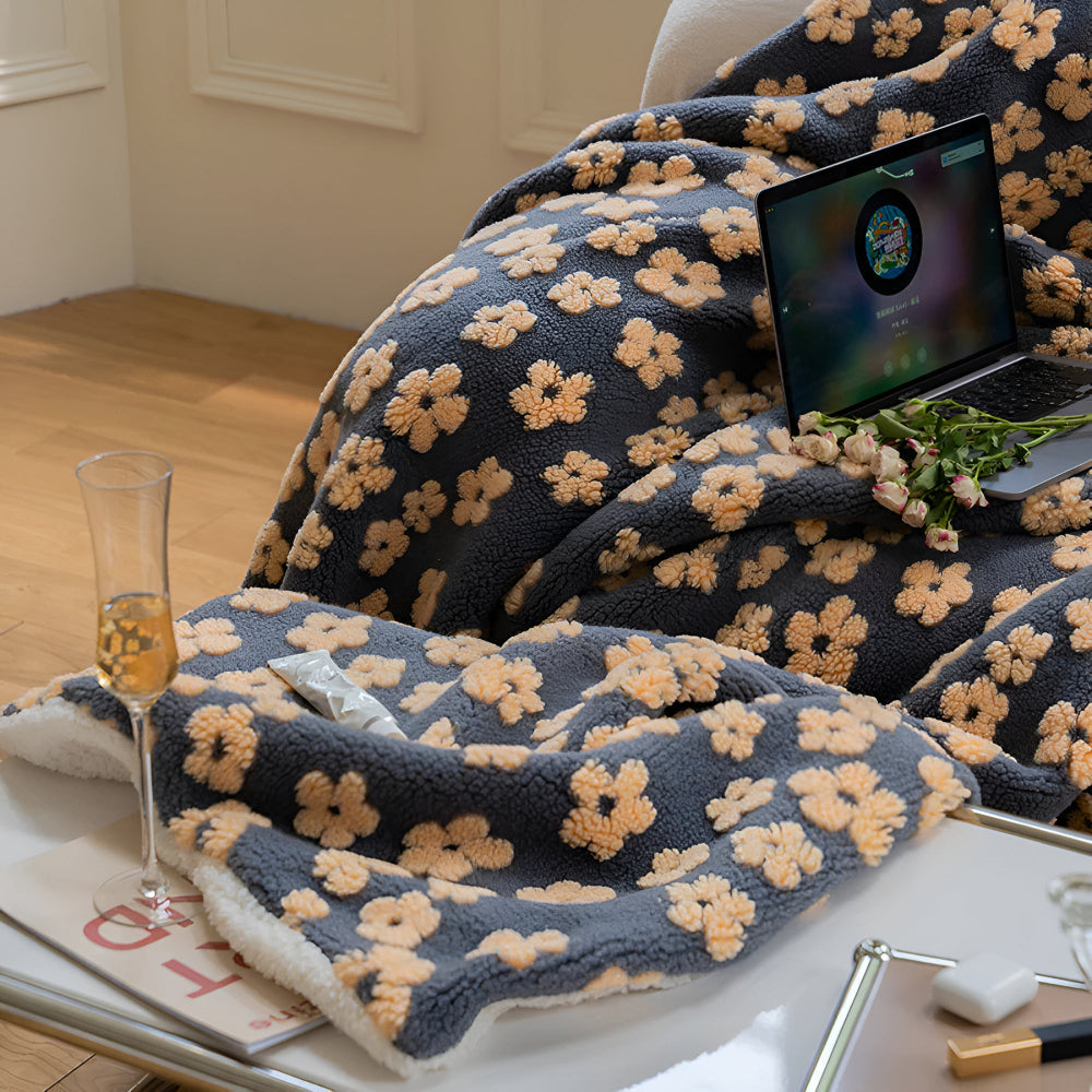 Naturens Vildblomma Lycka Filt