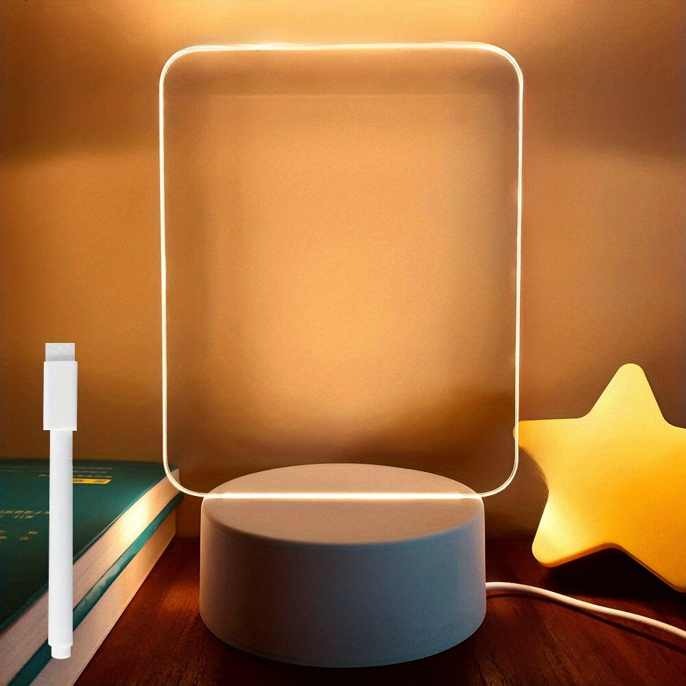 NoteGlow - LED Notitietavla Nattlampa med USB Strömförsörjning