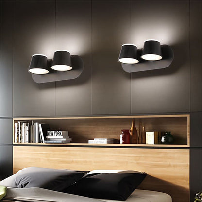 Cooley Moderne LED Vägglampa Svart Bad/Sovrum Metall Akryl 1/2/3-Ljus