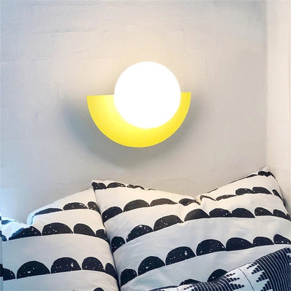 Eterna Flair Modern LED Vägglampa Metall Glas Sovrum Vardagsrum