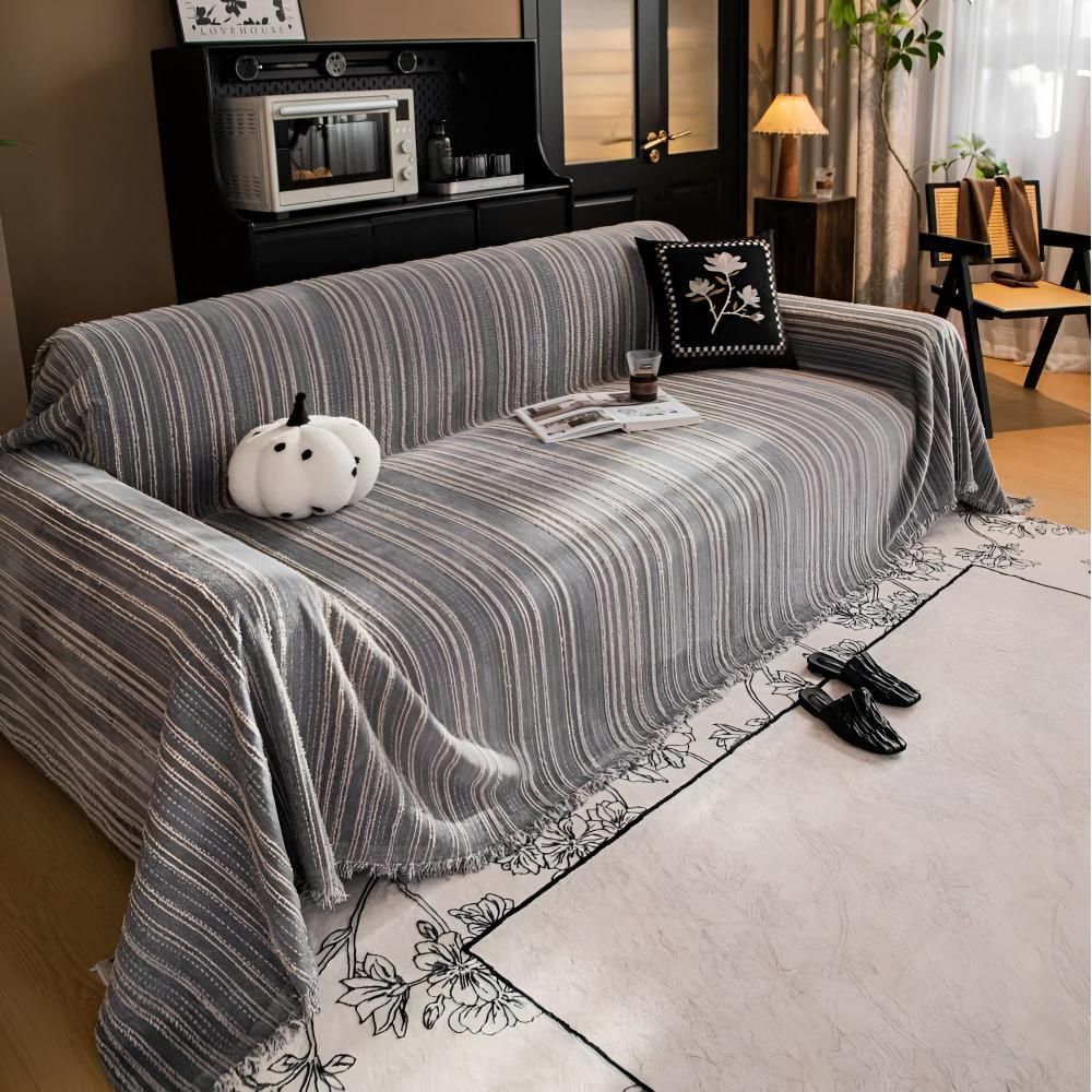 Regal Stripes Chenille Sofföverdrag