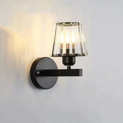 CrystalLuxe - Modern kristall LED vägglampa