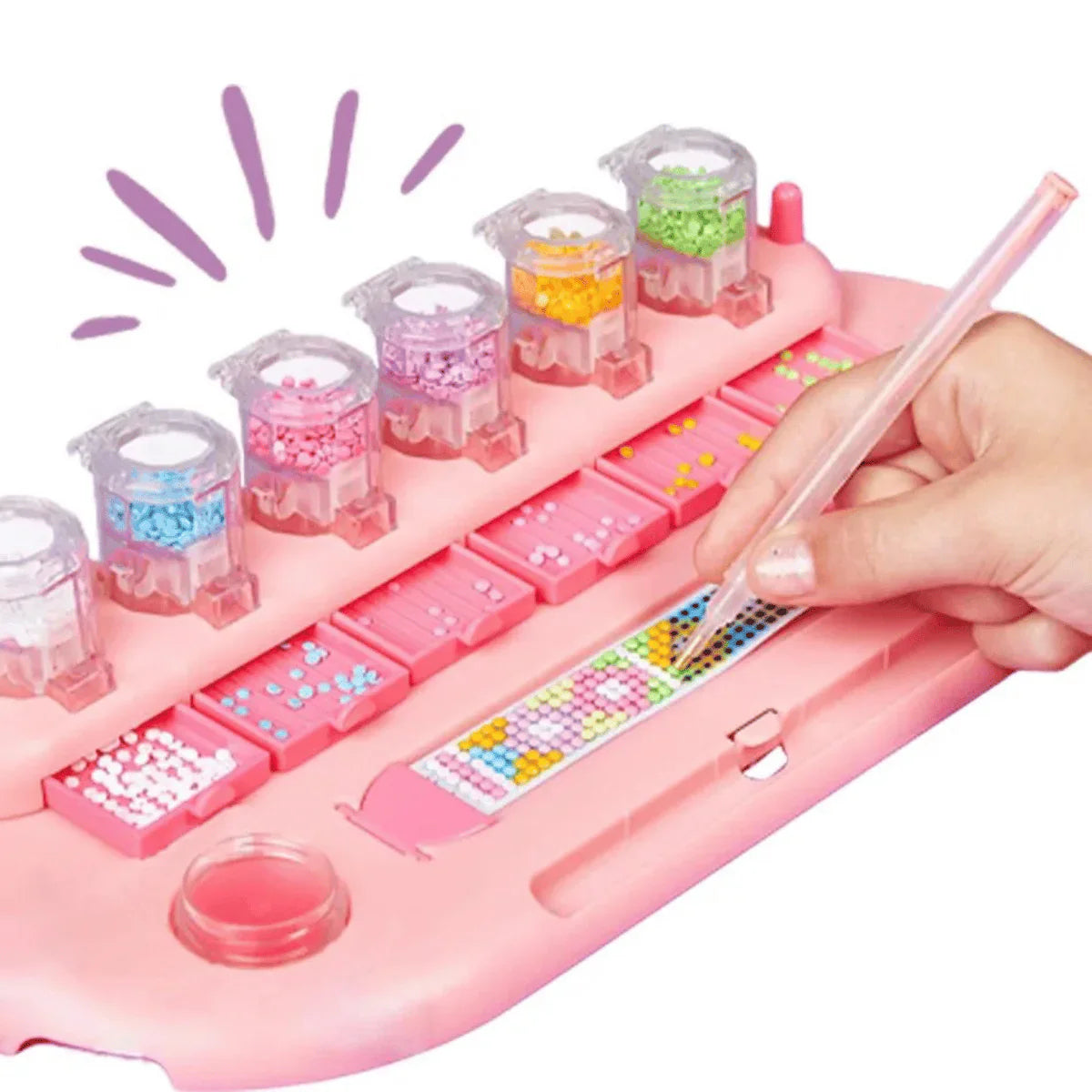 Glittrande DIY armbandskit