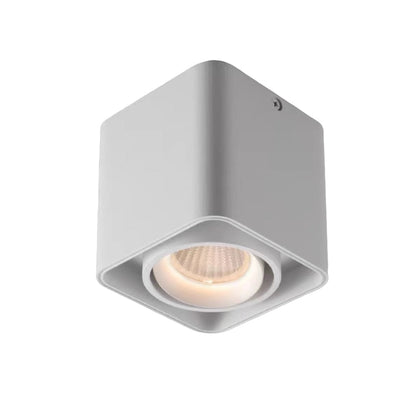 FlexiSquare - Dimbart LED Takrosettlampa med Justerbar Fyrkantig Lampfot