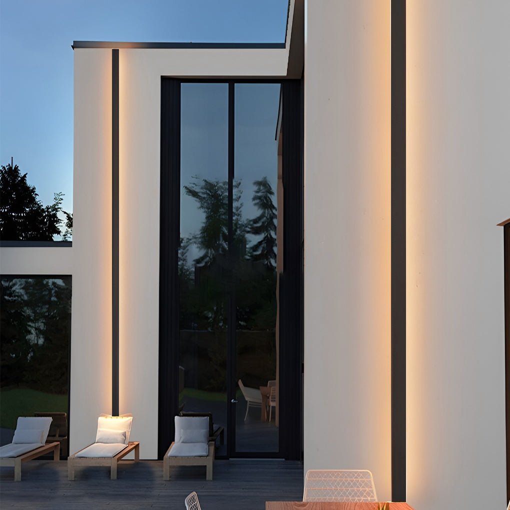 Utomhus Vägglampa Modern Svart LED Vägglampor