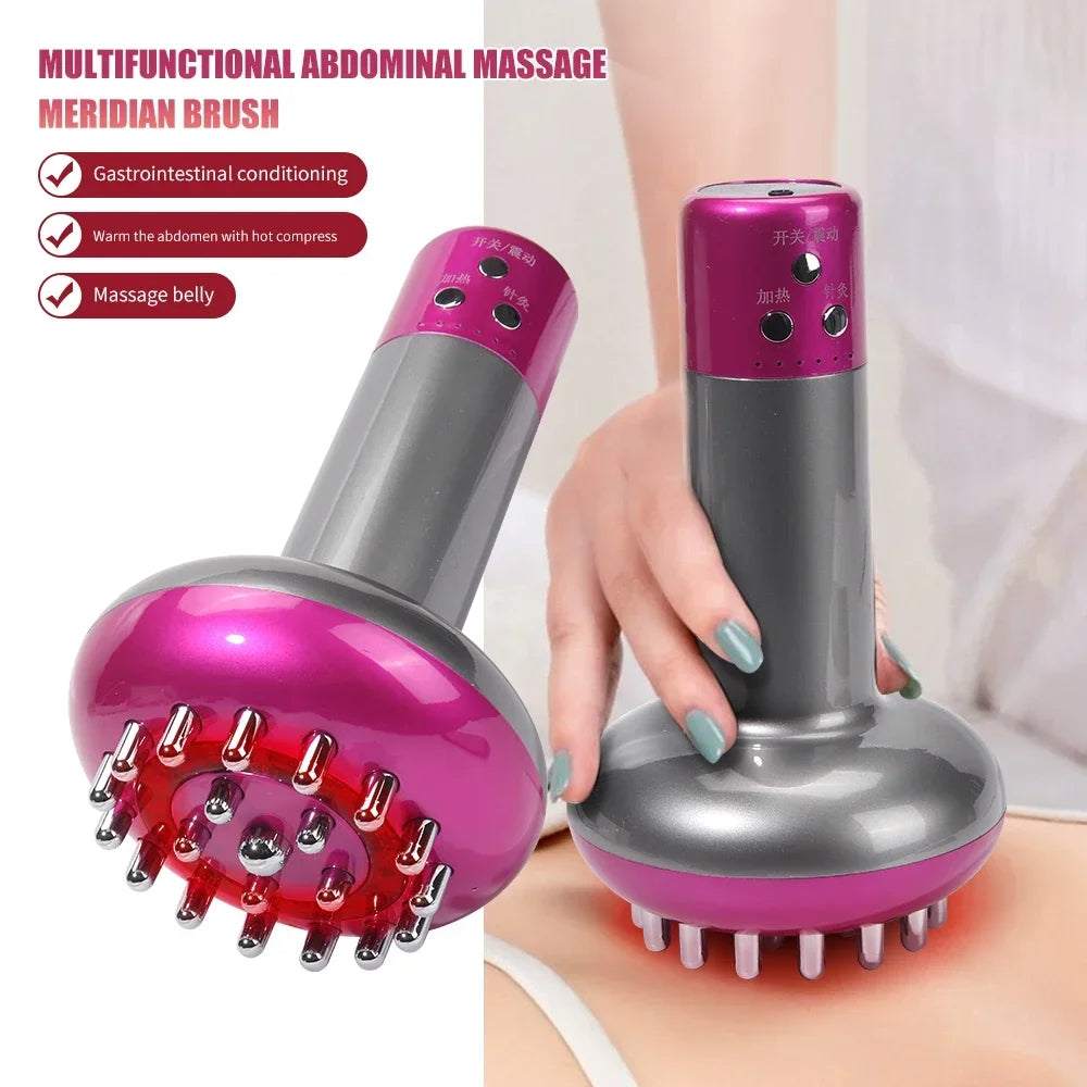 Mikroströmsterapi Massager: EMS, Värme, Guasha, Detox & Slimning
