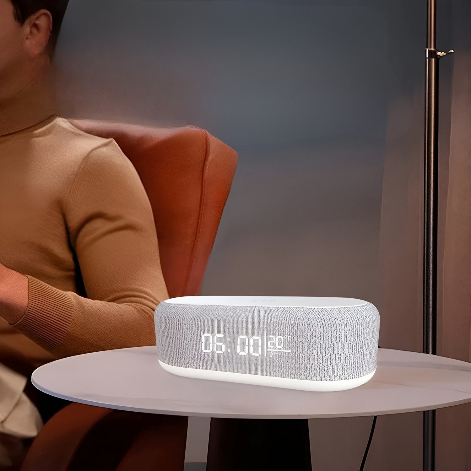 BrightCharge Klocka – Trådlös laddstation och väckarklocka