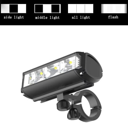 Ultra-Bright LED Cykellampa | Justerbar Ljusstyrka | Vattentålig &amp; Multifunktions Cykellampa