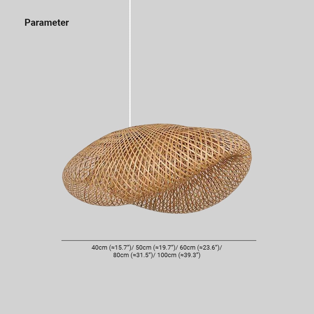 ZenBamboo LED Hänglampa Bollar av Bambu för Sovrum