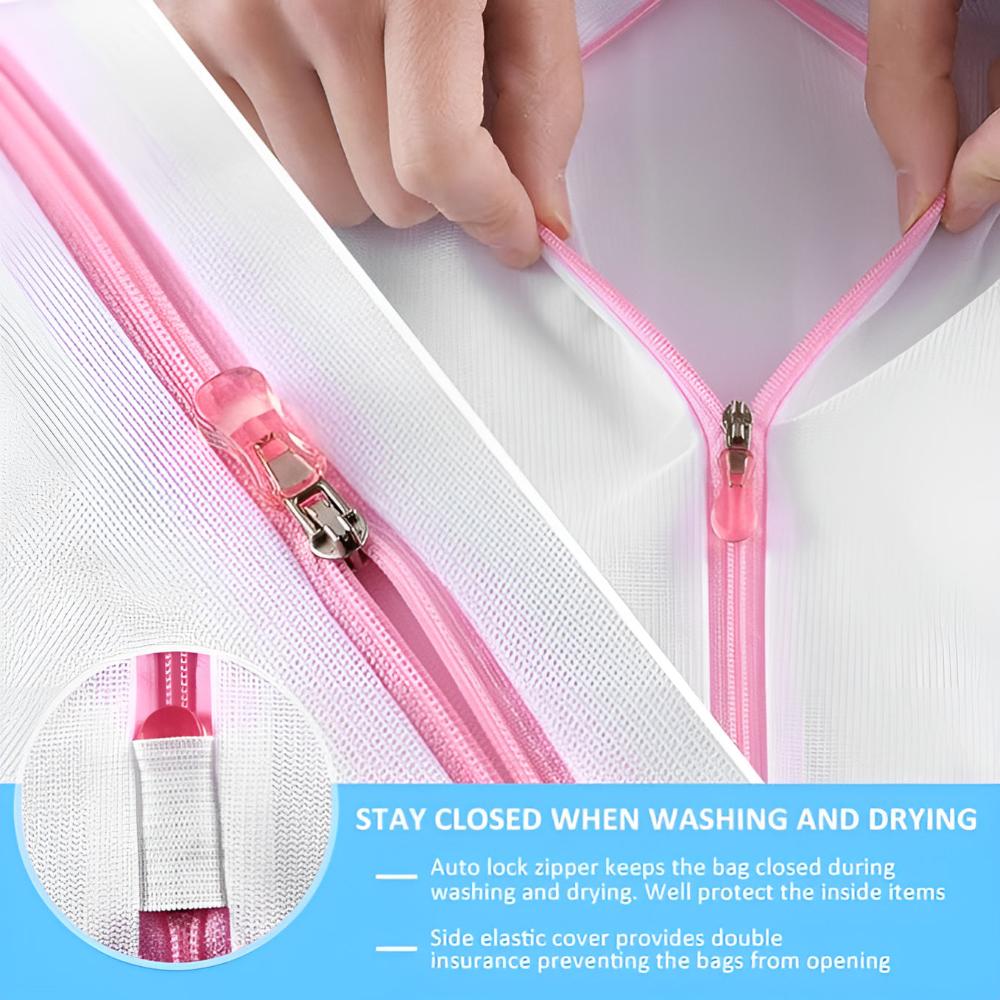 Zippade Mesh Tvättkubar