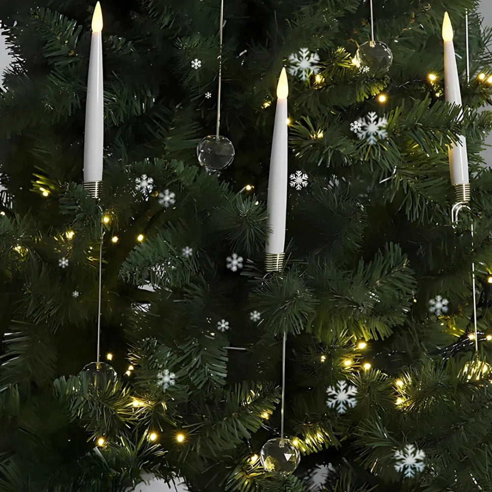 Julgransbelysning med fladdrande LED-ljus