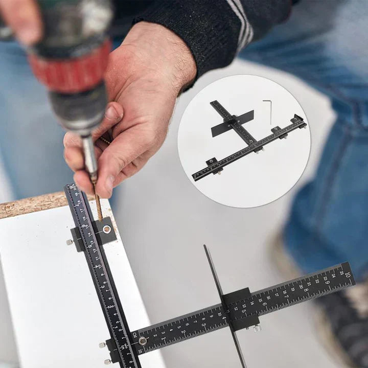 Precision stencil for exact drilling and installations