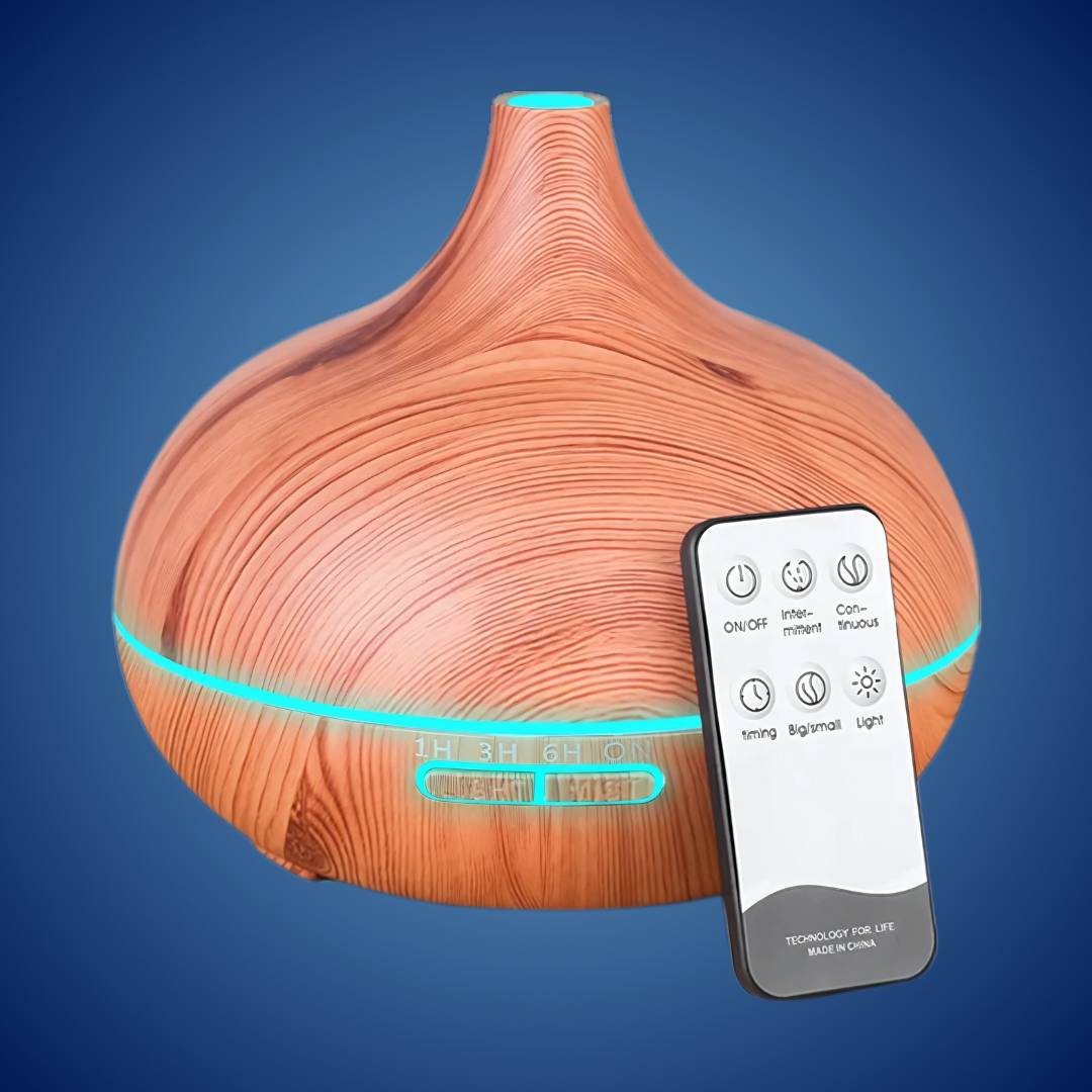 Aroma Diffuser Träådrad Luftfuktare för Hemmet