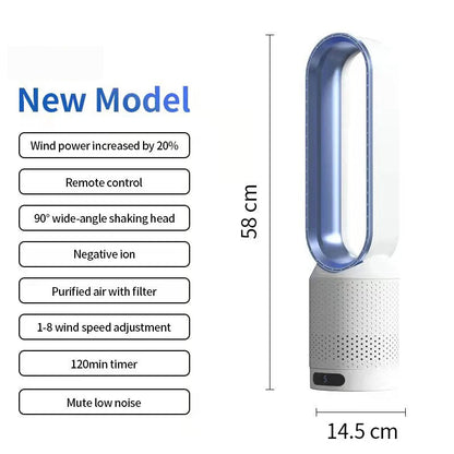 Airpure | 3-i-1 Luftkylare med Luftrenare | Oscillation och Touch LED
