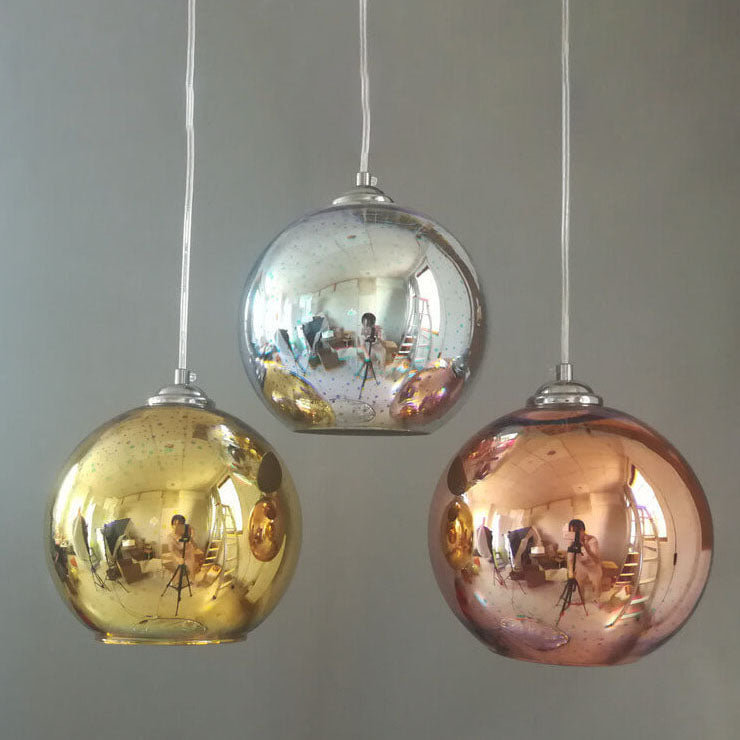Innovativ 3D Färgglad Fyrverkeriglas Hängande Lampa med 1 Ljuskälla