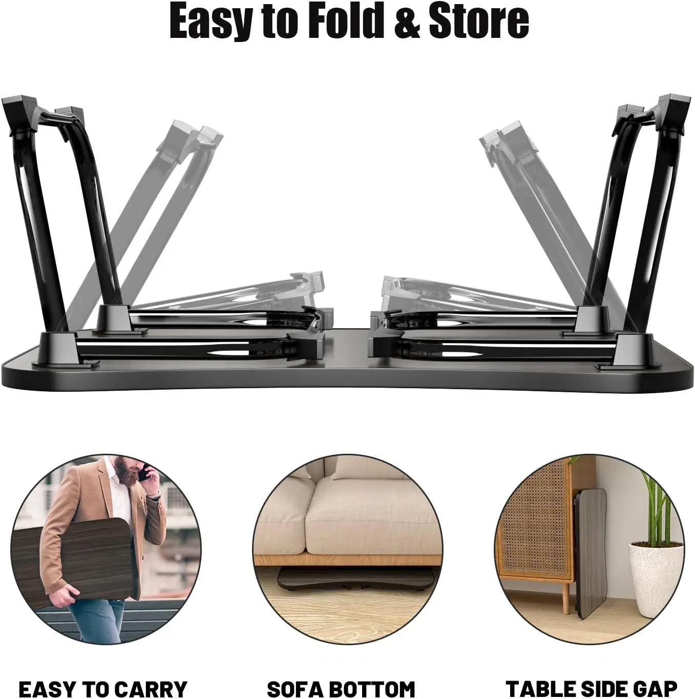 Fällbart Arbets- och Studiebord för Laptop