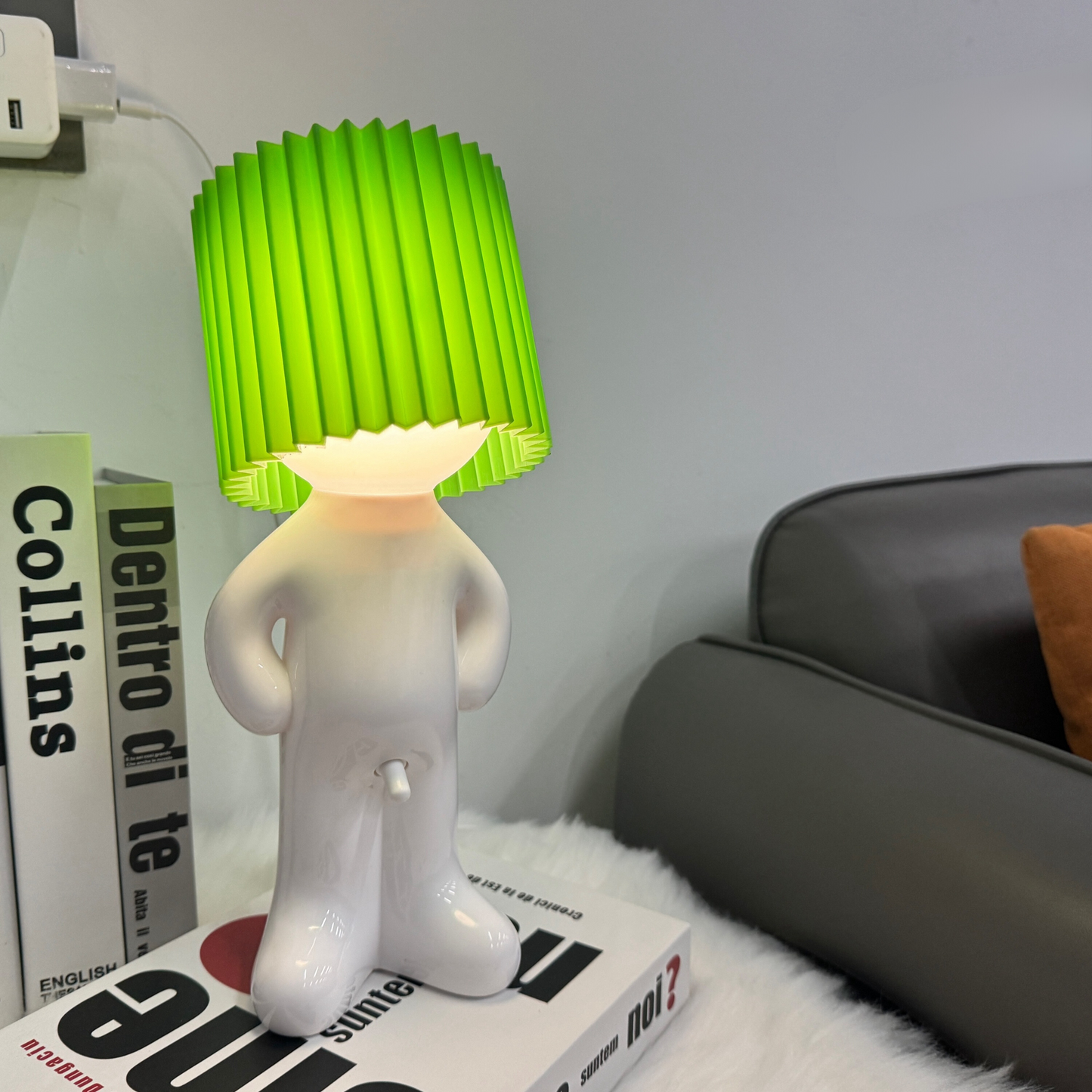 VerlegenLicht - USB-driven geometrisk bordslampa med färgglatt ljus