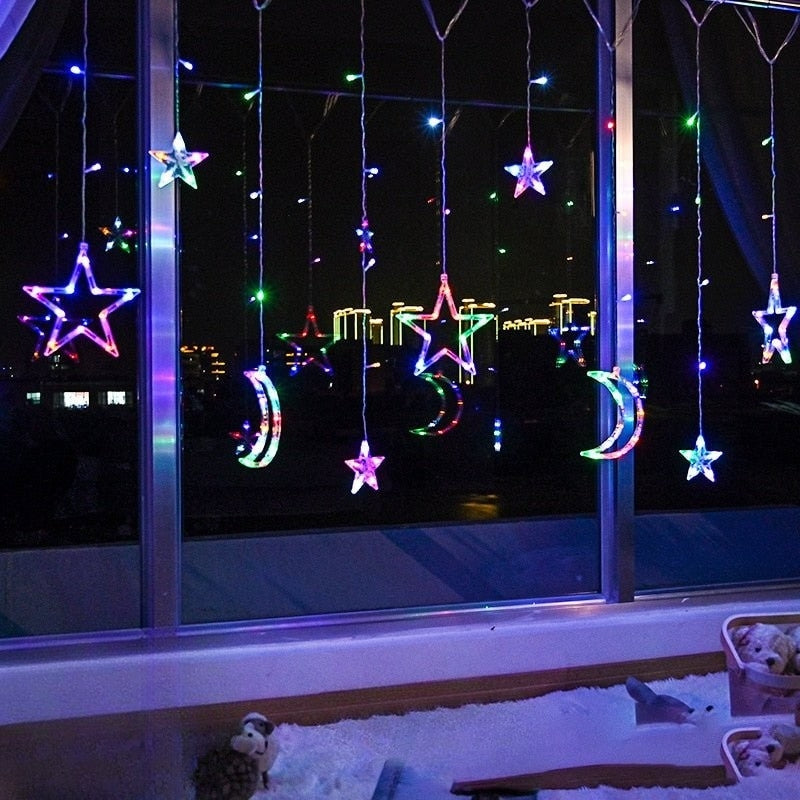 Carvallo – Stjärnformade Ljuskedjor med Kaskad-effekt för en Magisk Stämning