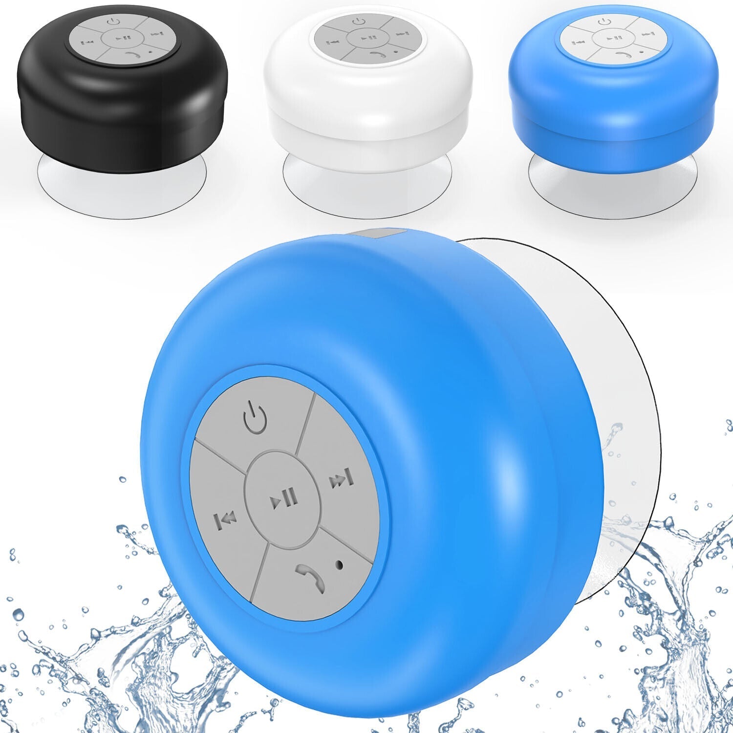 Luxora Vattentät Bluetooth Duschhögtalare med Sugkopp