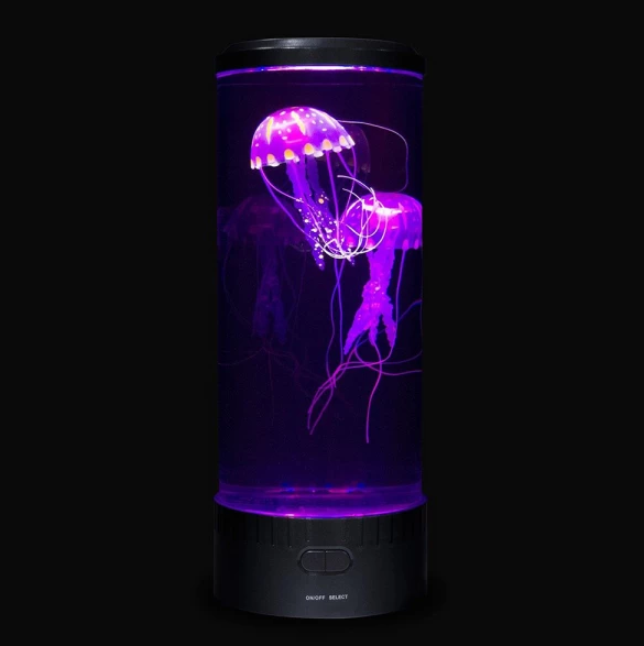 LED-jellyfish lavalampe akvarium för barn och vuxna