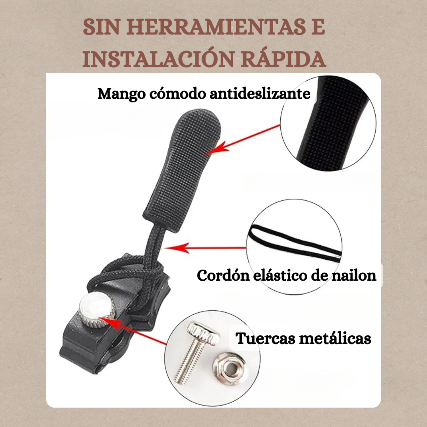 Carvallo | FixZip – Reparera varje trasig dragkedja sekund