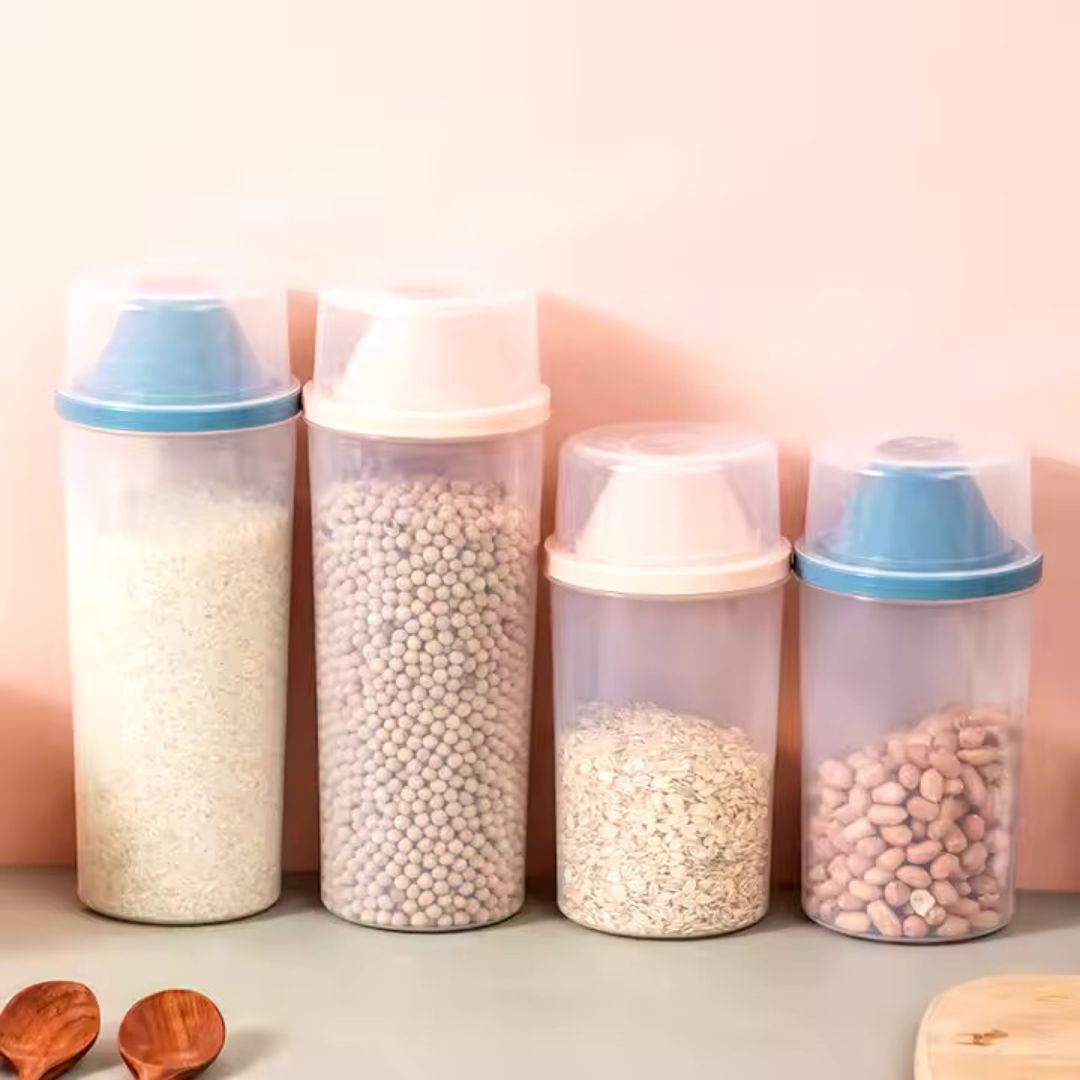 Praktisk spannmålsförvaringsbehållare