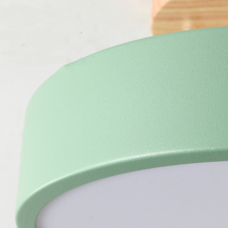 Skandinavisk Stil Rund LED Semi-Inbyggd Taklampa