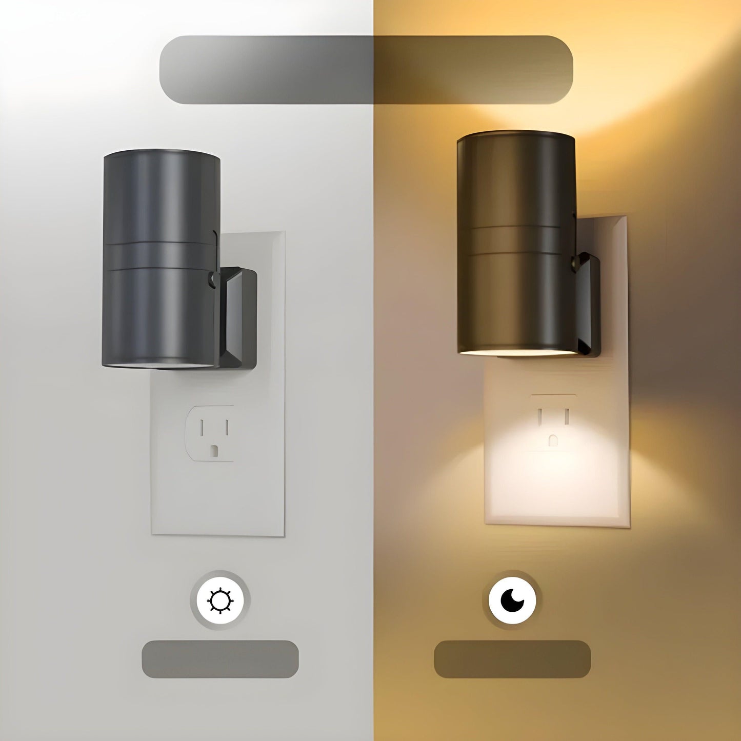 SensorShine Light - Justerbar LED Plugin Intelligent Rörelsesensor Nattljus