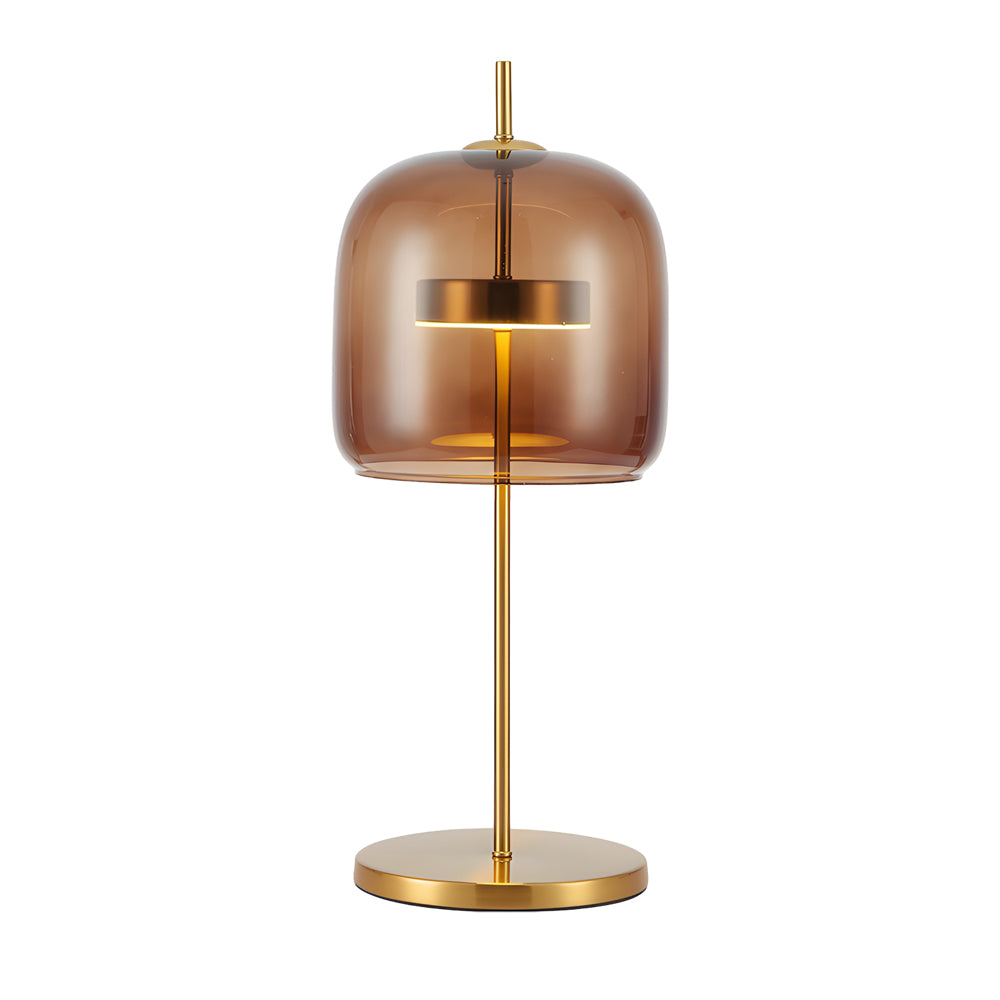 LumiLux - Mystisk Glasbordslampa för en Varm Atmosfär