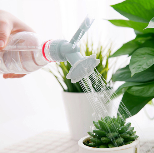 2-i-1 Dubbelhuvud Flask Spraymunstycke – Mini Sprayhuvud för Trädgårdsvattning