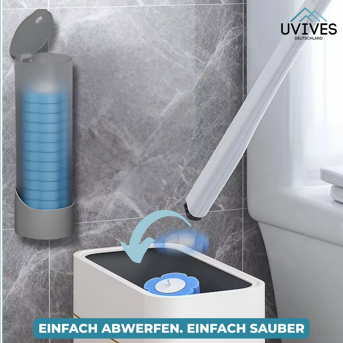 Carvallo – Hygieniskt ren toalett utan skrubbning