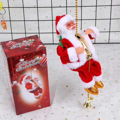 Klibbande jultomte barnleksak