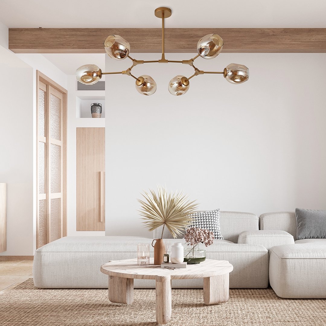 GlowPulse - LED Hänglampa med Variabel Längd och Varmt Ljus