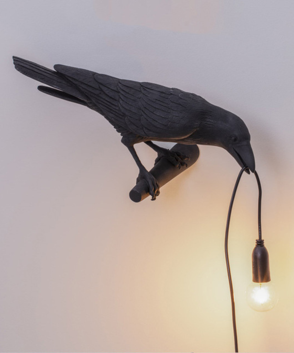 Crow Bordslampa - Unik och Konstnärlig Belysning