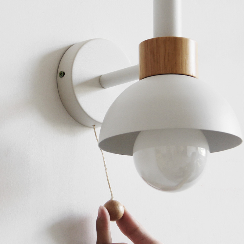 SwitchBeam Ljus - LED Vägglampa i Morandi Stil Tillverkad av Nordisk Metall med Strömbrytare