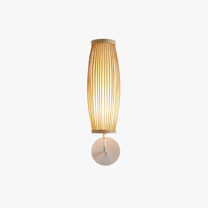 Muto Japansk LED Vägglampa - Inomhus - Sovrum/Vardagsrum - Bambu
