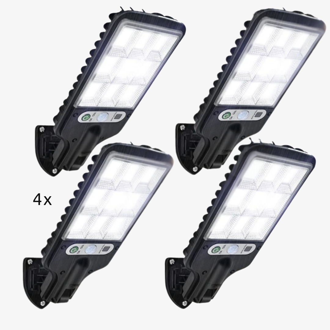 RayLux - Automatisk LED-solcellslampa för trädgårdar och uppfarter | 1+1 Gratis