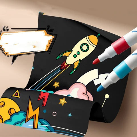 Carvallo - Färggalna äventyr, akrylmärke