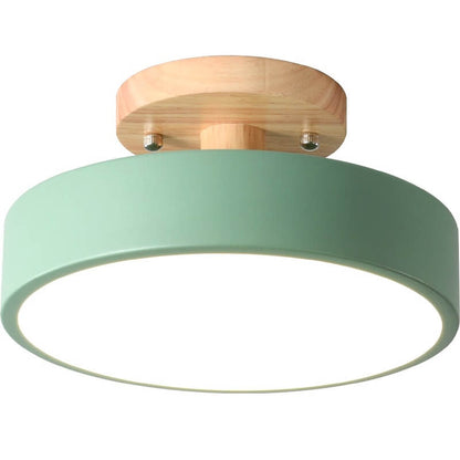 Skandinavisk Stil Rund LED Semi-Inbyggd Taklampa