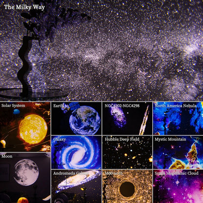 12 i 1 Nattljus Galaxy Projektor