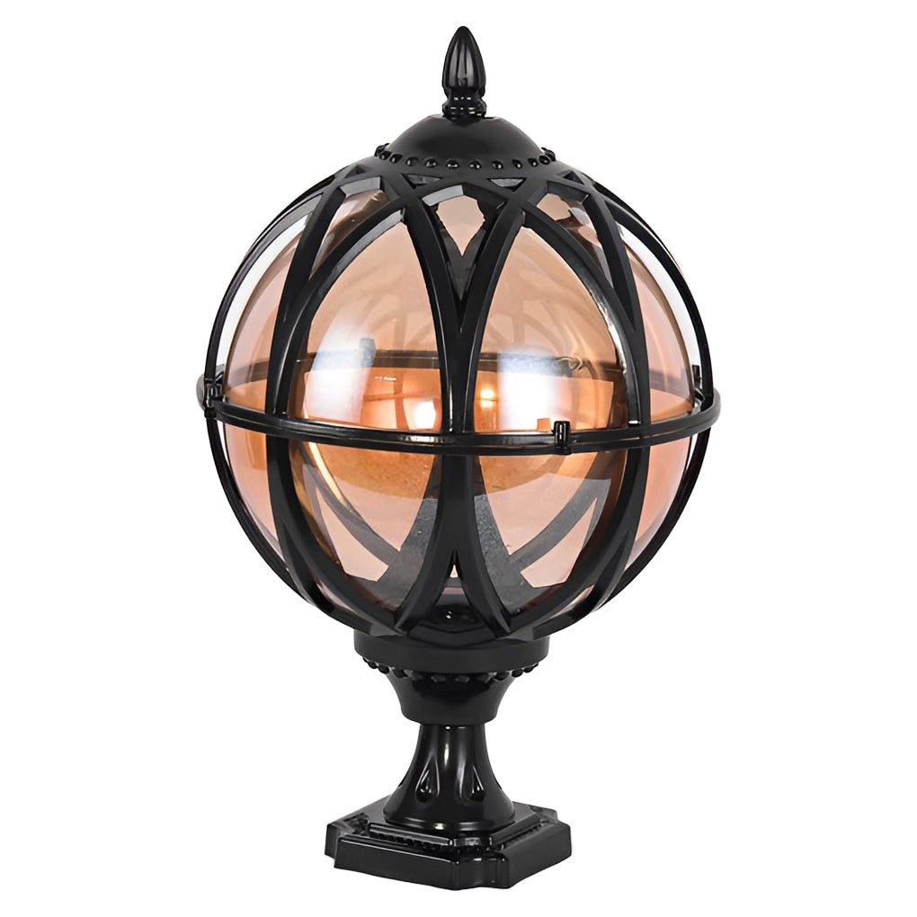 Utomhusvägglampa Vintage Glaslykta