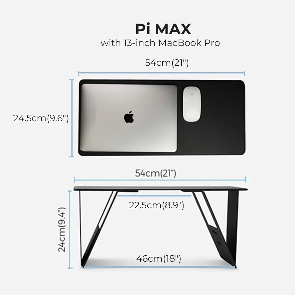Pappers-tunn Laptop Bord - Bärbart &amp; Lätt Mini Bord för Studier och Läsning