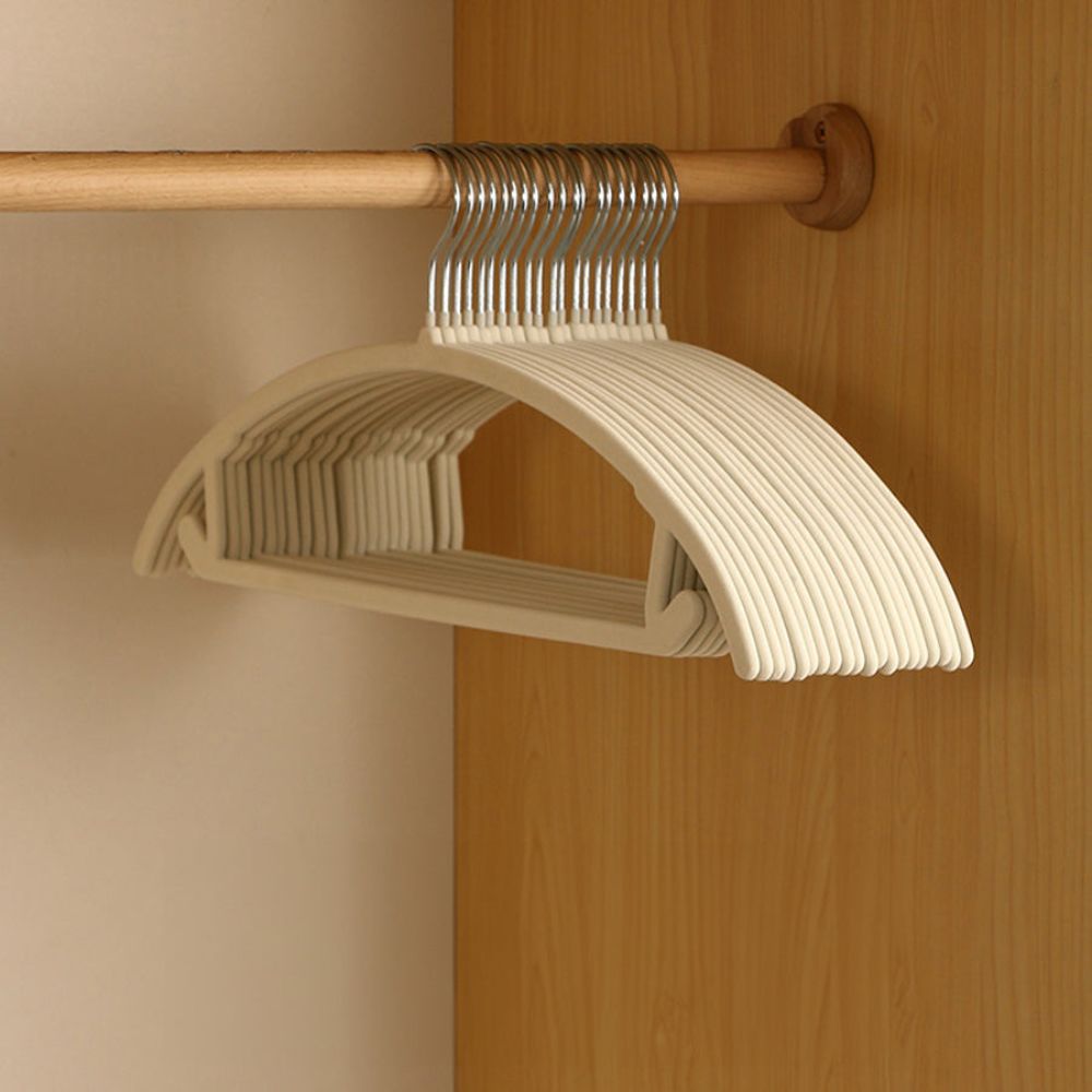 Non-Slip Curve Hangers | Set av 10
