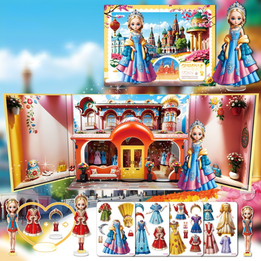 Fällbar Klädsetdocka Modeboutiquestaty